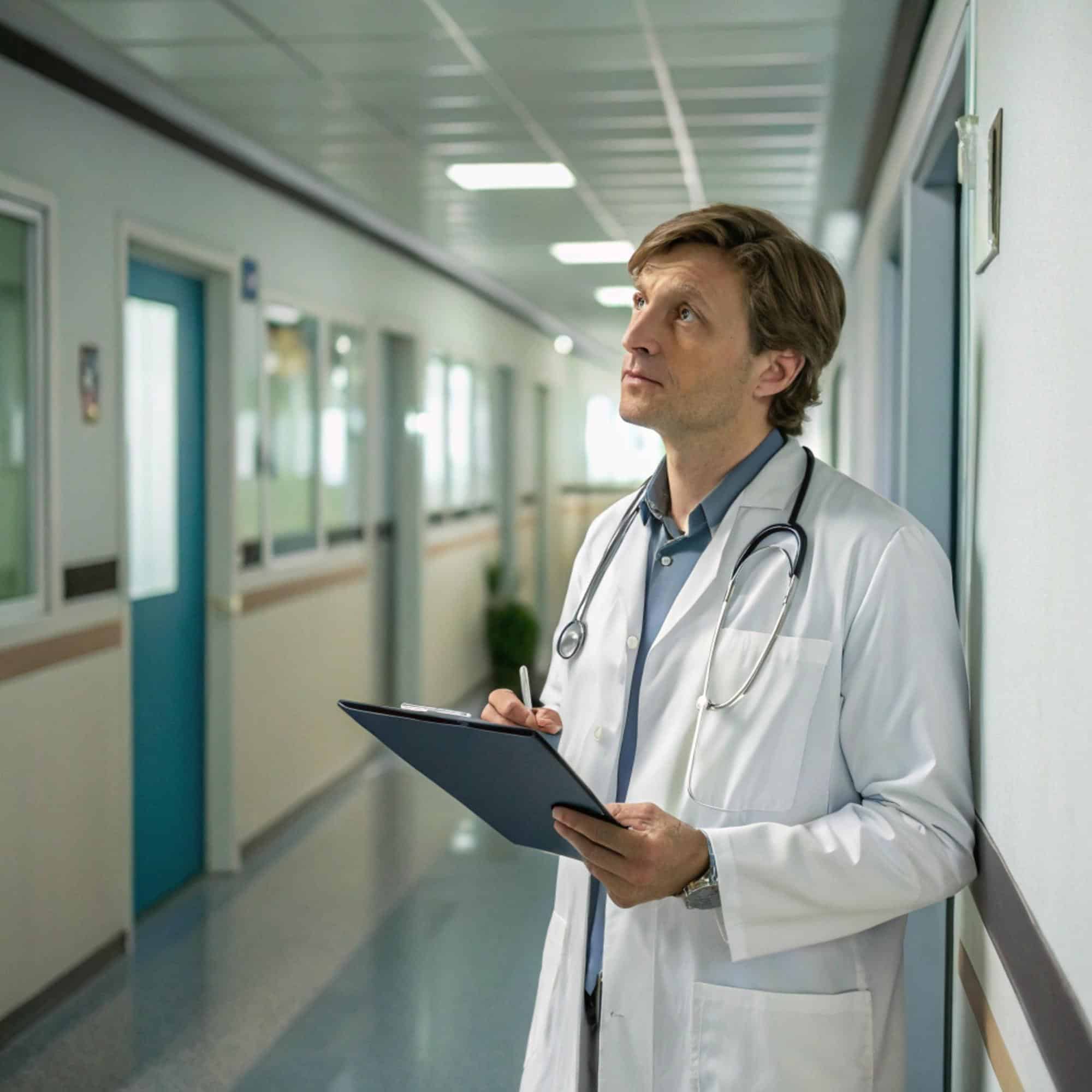 Medical professional with a clipboard and stethoscope supporting the admissions process at Redstone Behavioral Health.