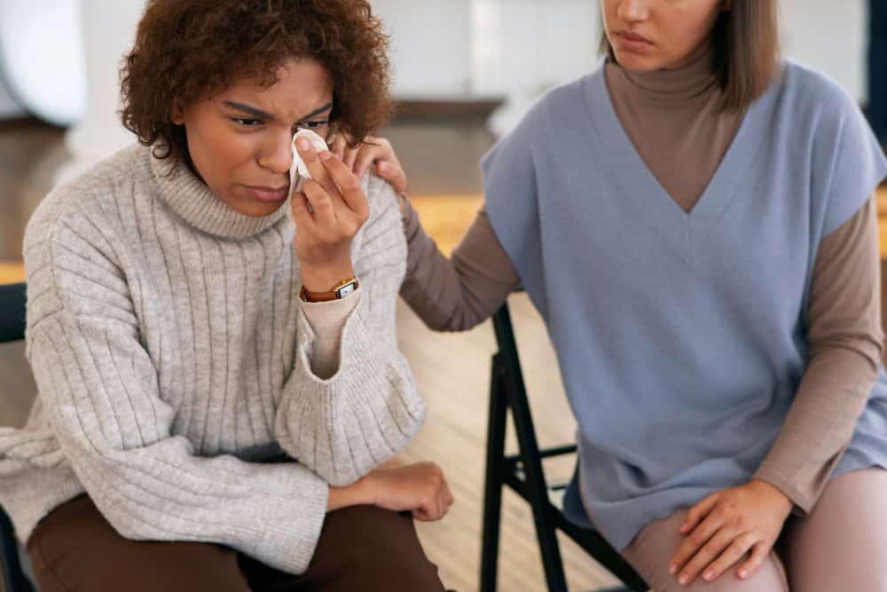 People sharing their feelings and emotions during trauma counseling in Bowling Green, KY.