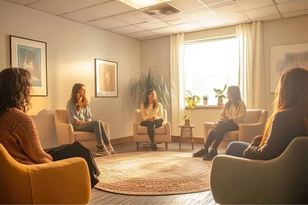 group-people-sit-room-with-window-that-says-welcome-you 1